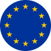 Europe flag circle