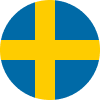 Sweden flag circle