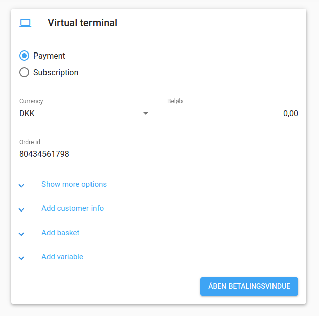 virtuel terminal